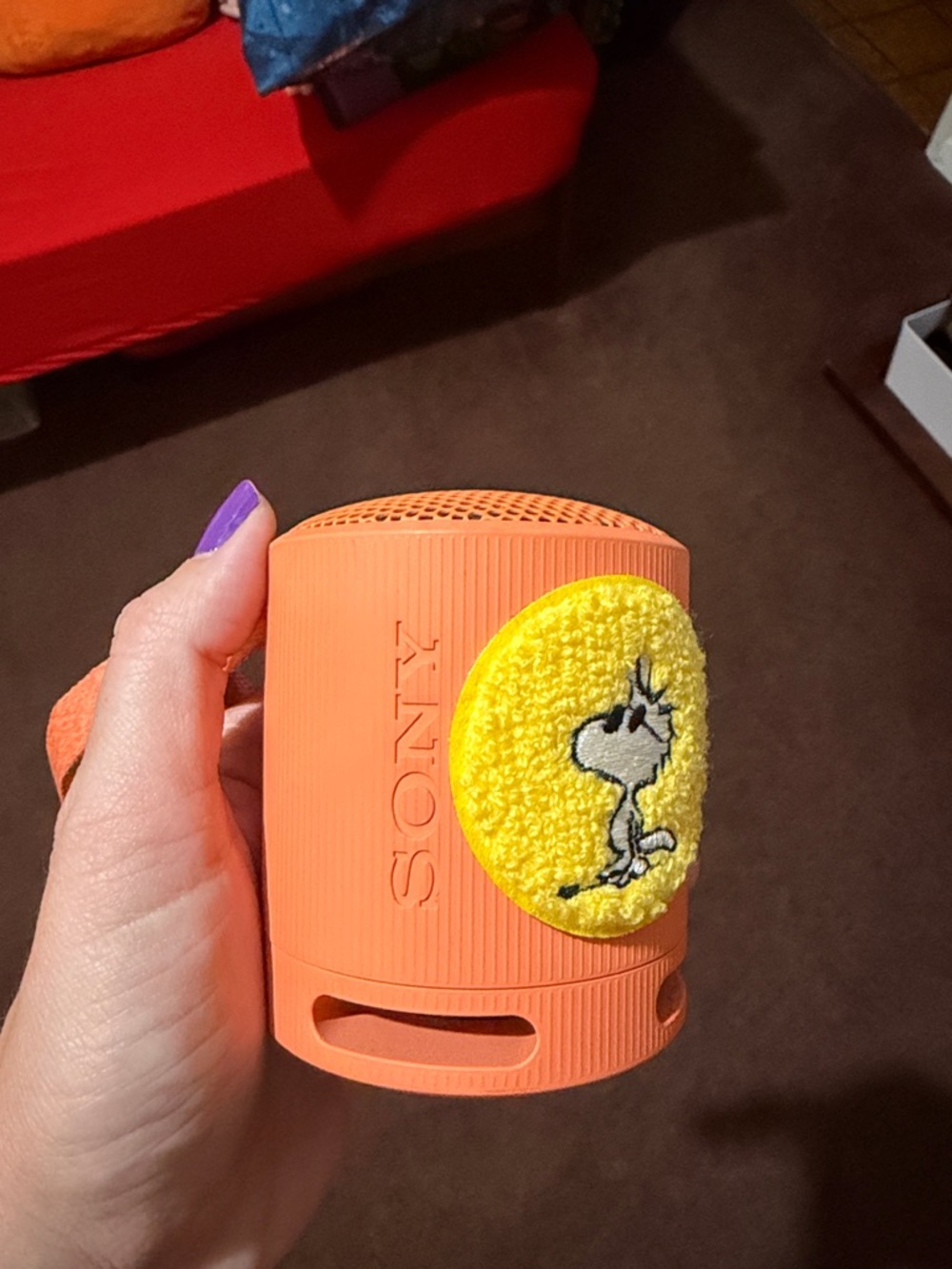 Sony Orange Bluetooth Speaker